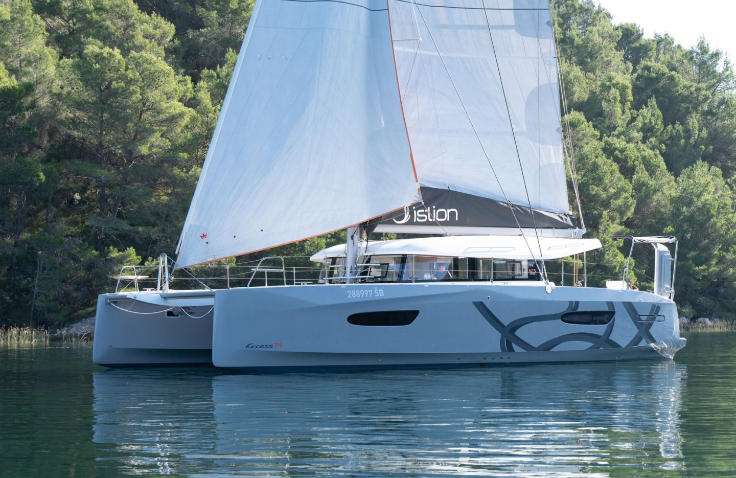 Excess 14 eco solar catamaran charter in Skradin, Croatia