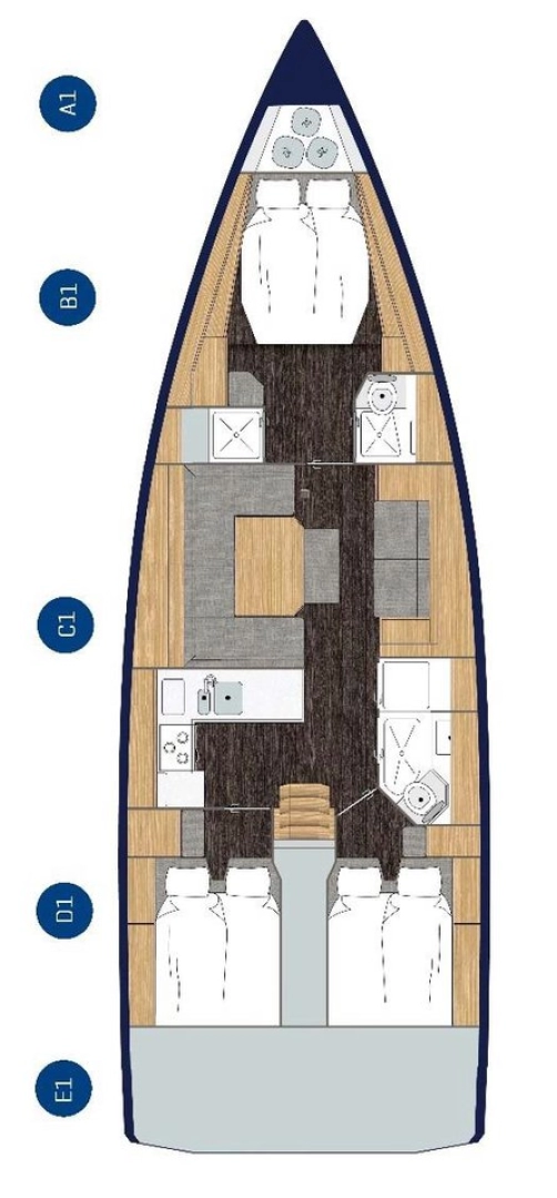 Location bateau Zadar pas cher Bavaria C45