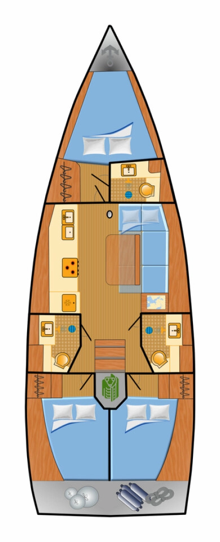 Location à Pula - Dufour Dufour 390 sur SamBoat