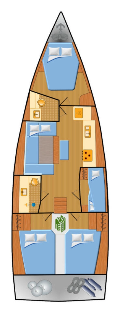 Location bateau Pula pas cher Dufour 430