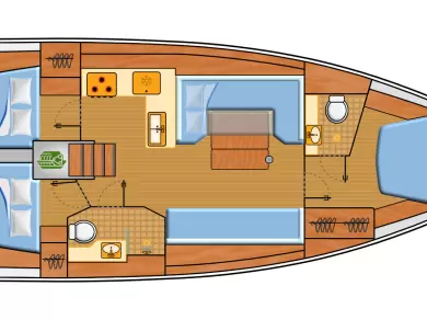 Location bateau Pula pas cher Hanse 410