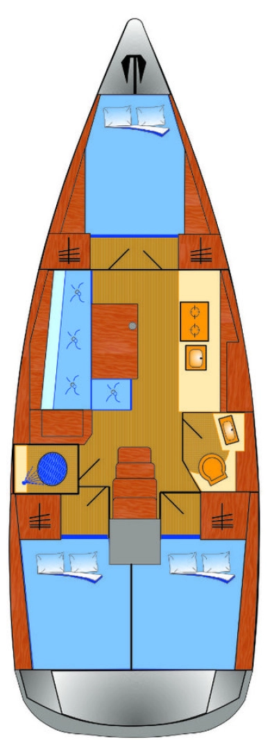 Location Voilier à Punat - Bénéteau Oceanis 38.1