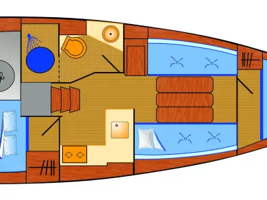 Location bateau Jeanneau Sun Odyssey 349 à Biograd na Moru sur Samboat