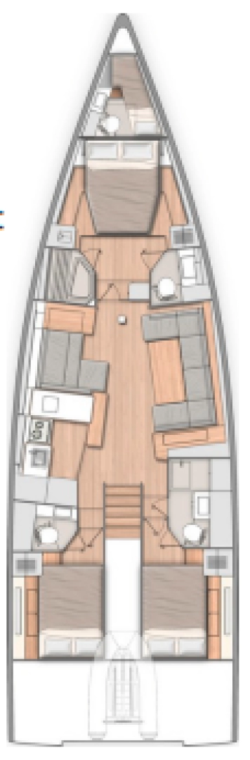 Location Voilier à Seget Donji - Bénéteau Oceanis 54