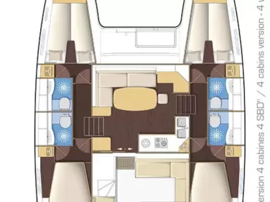 Catamaran à louer à Turgutreis au meilleur prix