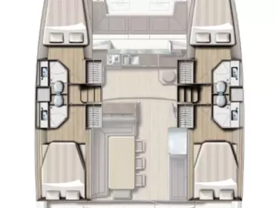 Location bateau Bali Bali 4.3 à Biograd na Moru sur Samboat