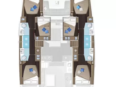 Location Catamaran Lagoon avec permis