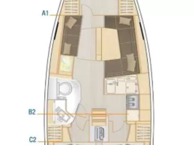 Location Voilier à Seget Donji - Hanse Hanse 388