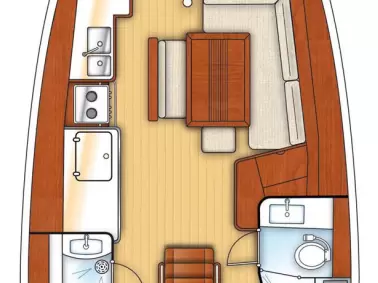 Location bateau Bari pas cher Oceanis 46