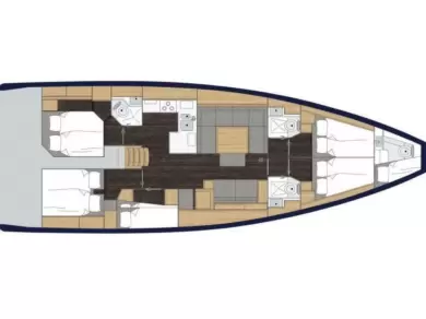 Location bateau Nikiána pas cher Bavaria C50