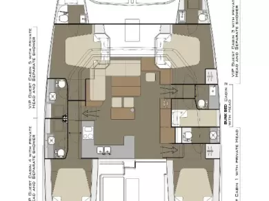 Location Catamaran à Kaštela - Dufour Dufour Catamarans 48 Sail