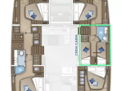 Location Catamaran à Kaštela - Lagoon Lagoon 55