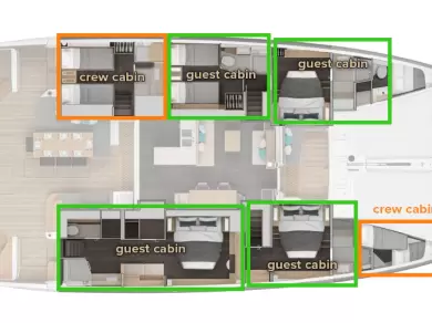 Louez un Lagoon Lagoon 60 à Kaštela