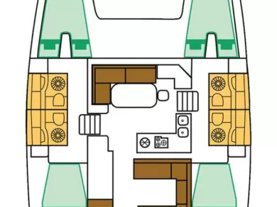 Location bateau Álimos pas cher Lagoon 400 S2