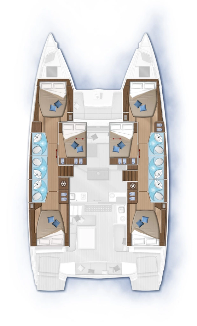 Location bateau Álimos pas cher Lagoon 50