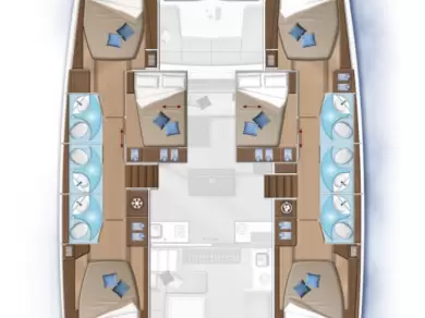 Location bateau Álimos pas cher Lagoon 50