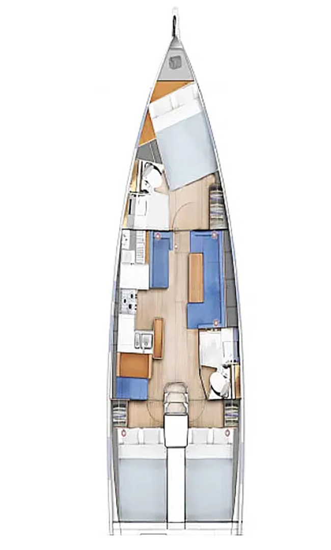 Location bateau Zadar pas cher Sun Odyssey 410