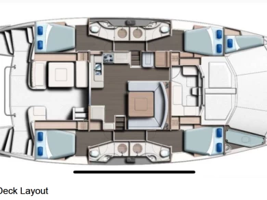 Uthyrning Katamaran  i Néa Péramos - Leopard Catamarans / Robertson & Caine Leopard 51 PC - 4 + 2 cab.