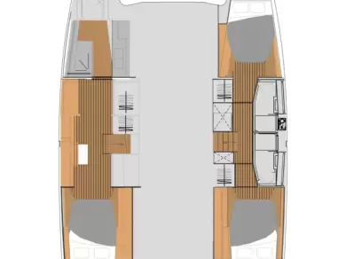 Location à Mai Khao - Fountaine Pajot Fountaine Pajot Elba 45 - 3 + 2 cab. sur SamBoat