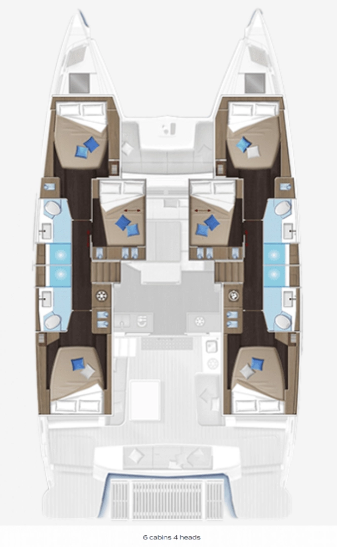 Location Catamaran à Road Town - Lagoon Lagoon 51