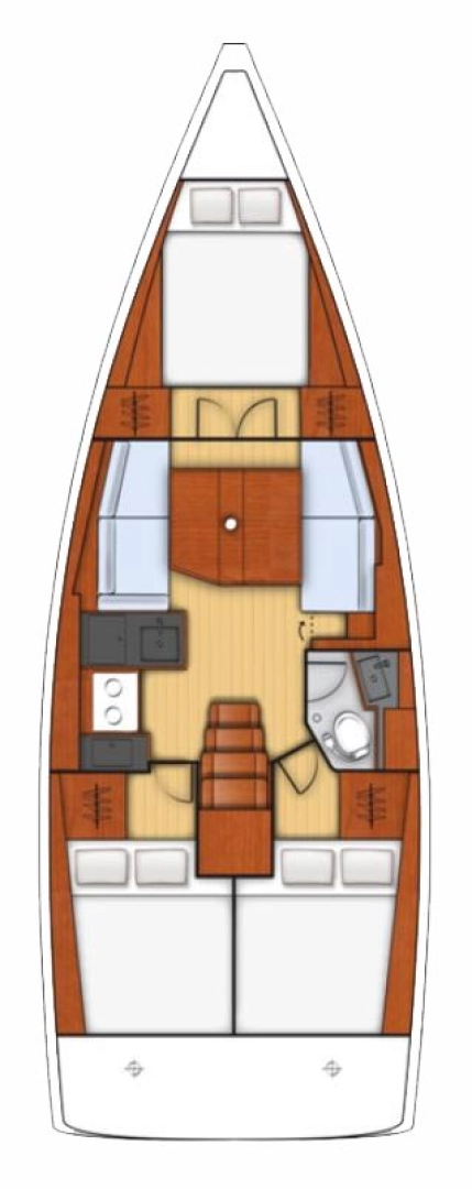 Bénéteau Oceanis 38.1 a louer à Biograd na Moru