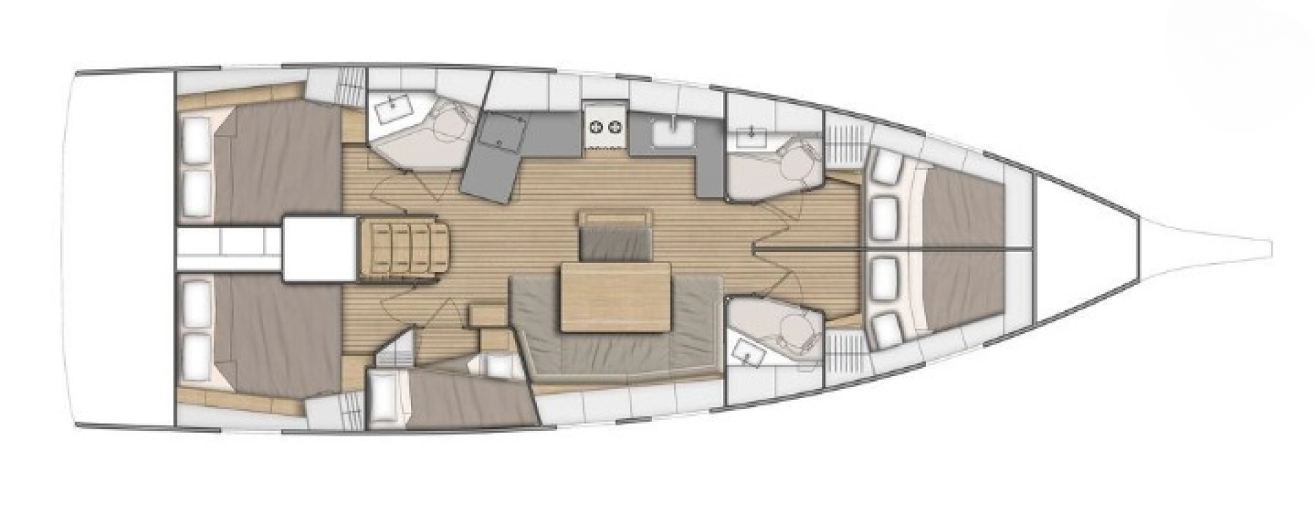 Location Voilier à Lefkáda - Bénéteau Oceanis 46.1