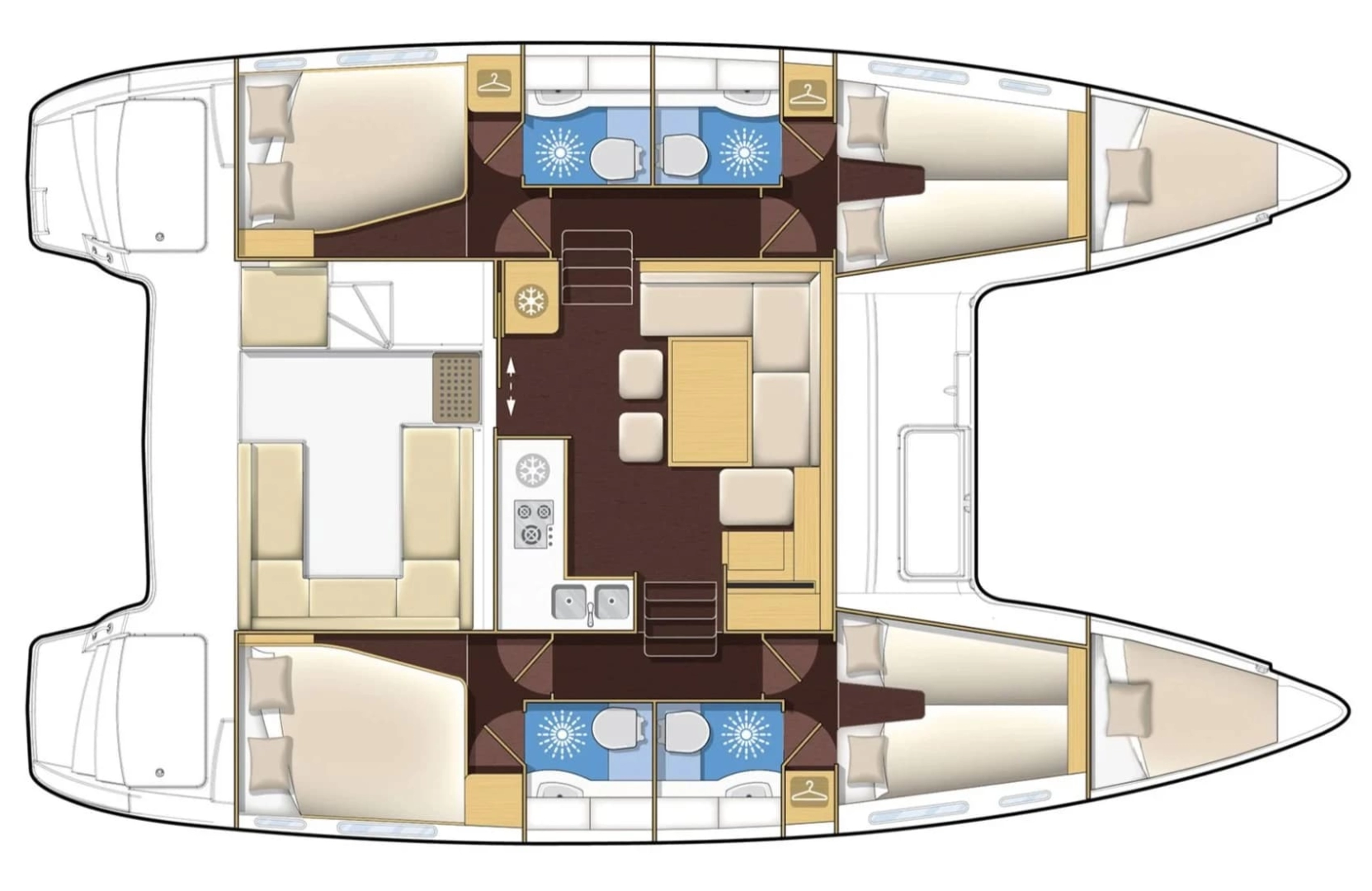 Location à Álimos - Lagoon Lagoon 400 S2 sur SamBoat