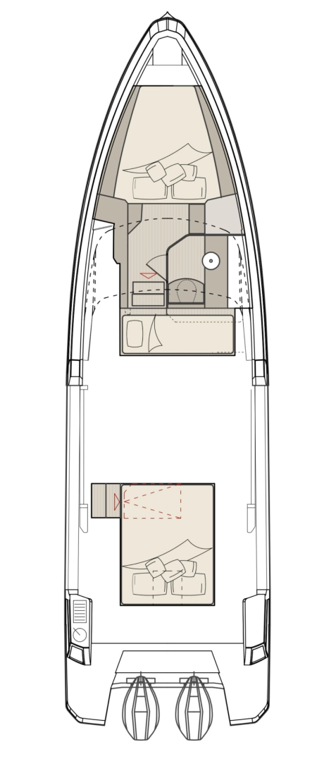 Louer Bateau à moteur avec ou sans skipper Saxdor à Sukošan