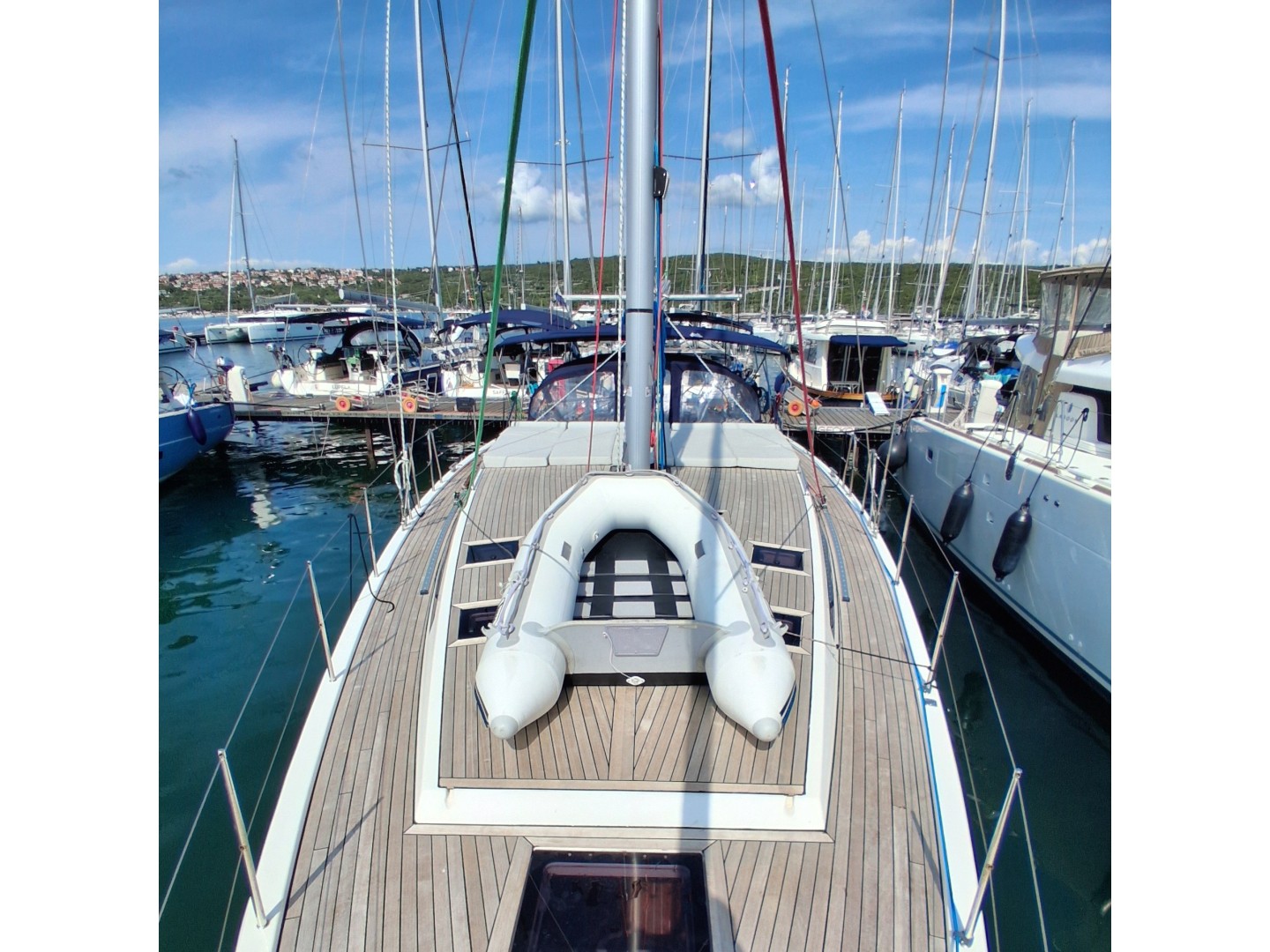 D&D Kufner 50 I. solar sailboat charter in ACI Marina Trogir, Croatia