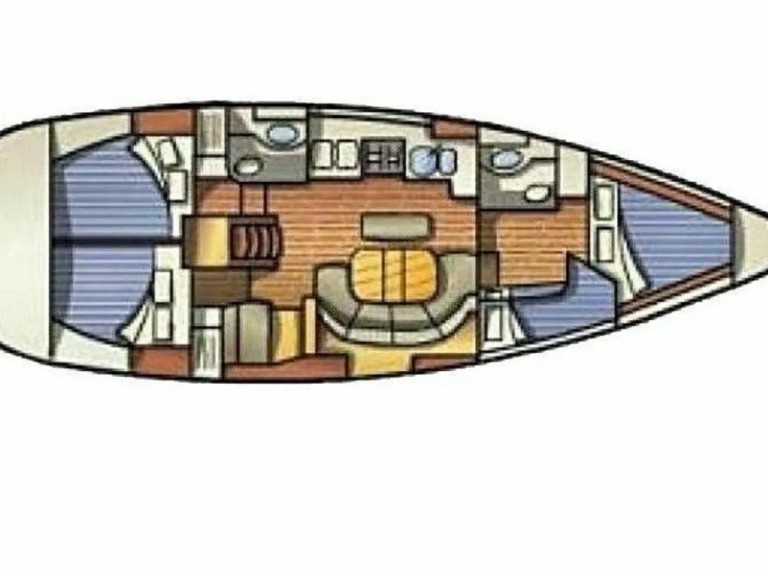 Bénéteau Oceanis 411 Clipper a louer à Nikiána