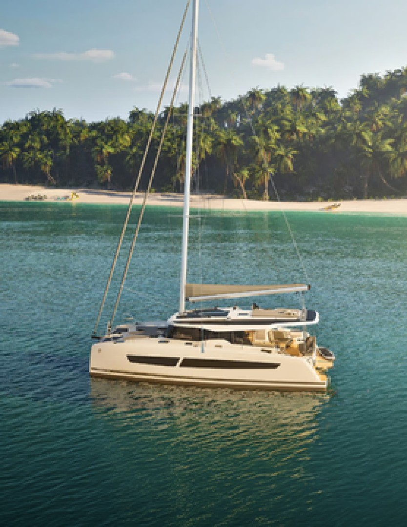 Fountaine Pajot FP 41 Quatuor 3 eco solar catamaran charter in Kos, Greece