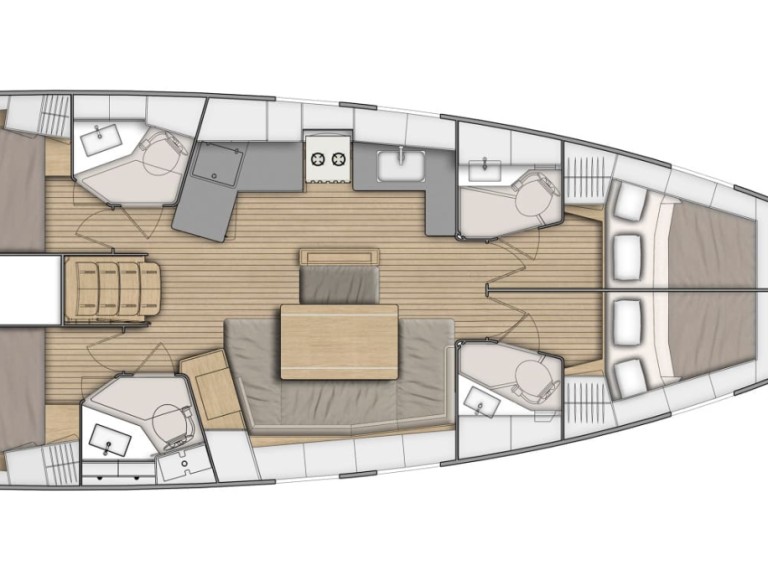 Bénéteau Oceanis 46.1 a louer à Skradin