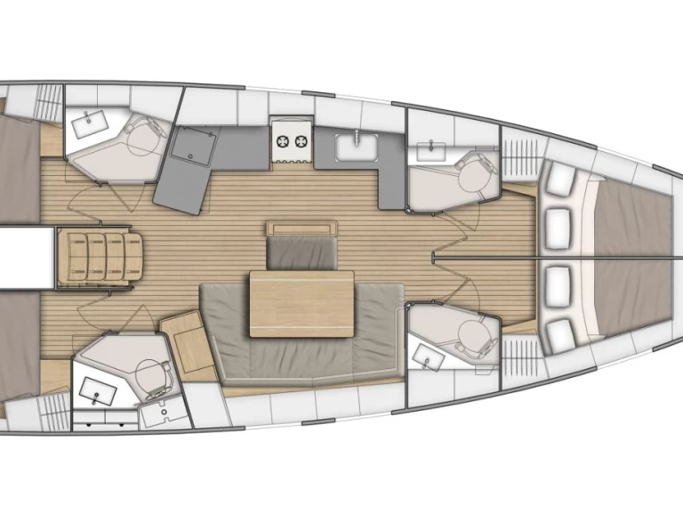 Bénéteau Oceanis 46.1 a louer à Skradin