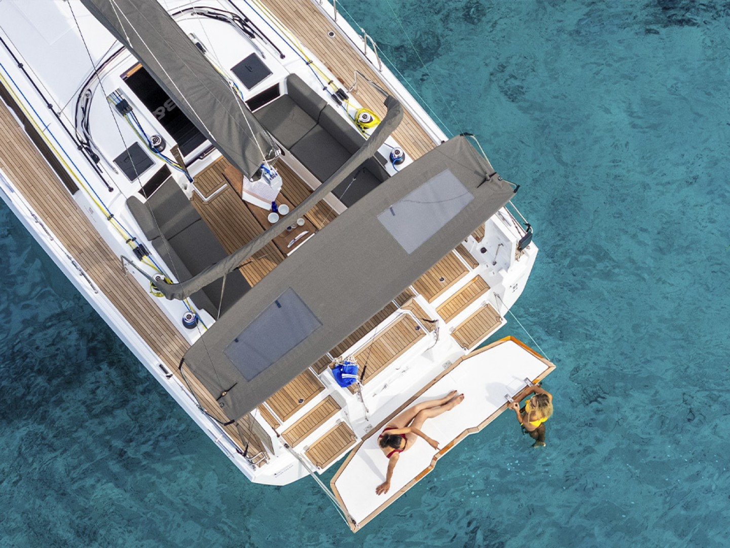 Dufour 44 eco solar sailboat charter in Palma de Mallorca, Spain