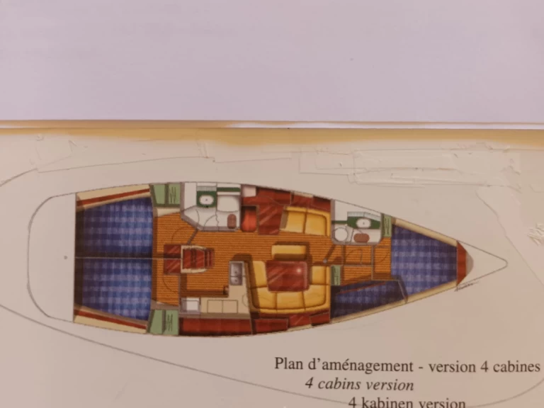 Jeanneau Sun Odyssey 43 a louer à Ajaccio