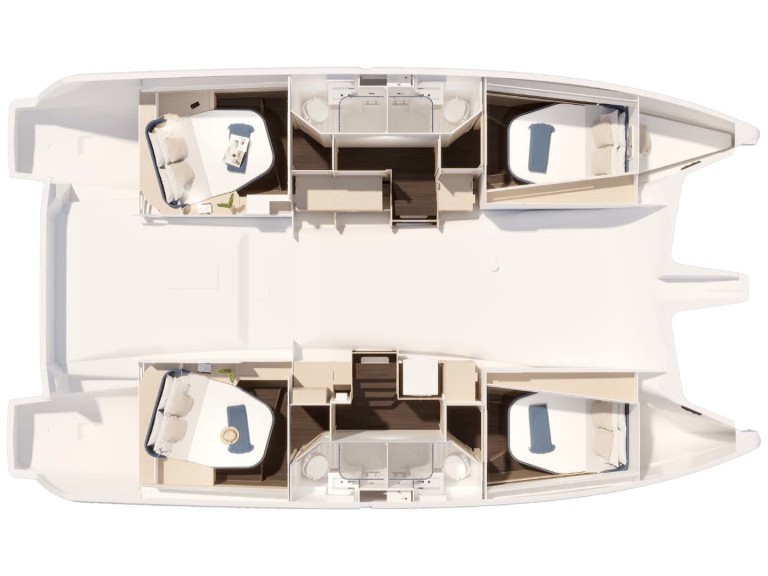 Location Catamaran à Gouviá - Fountaine Pajot FP 44