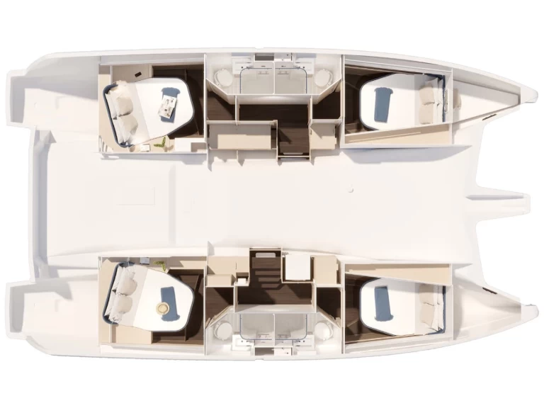 Location Catamaran à Gouviá - Fountaine Pajot FP 44