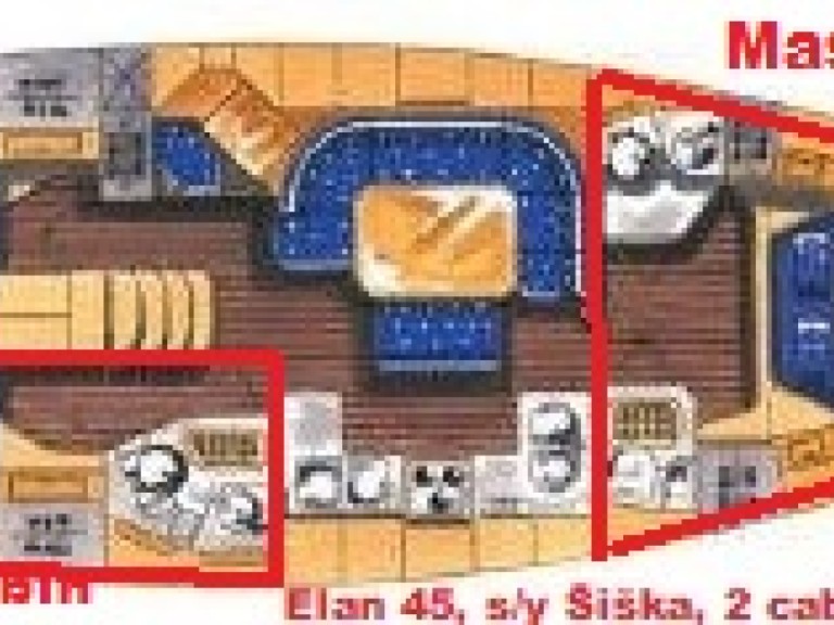 Elan Elan 45 / 2 cabin + Skipper cabin  a louer à Sukošan