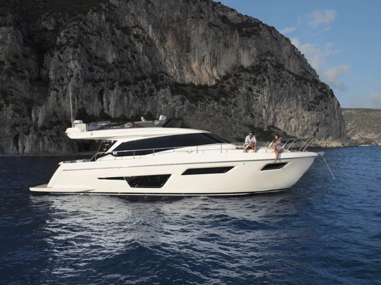Location bateau Ferretti Ferretti Yachts 500 - 3 + 1 cab à Sukošan sur Samboat