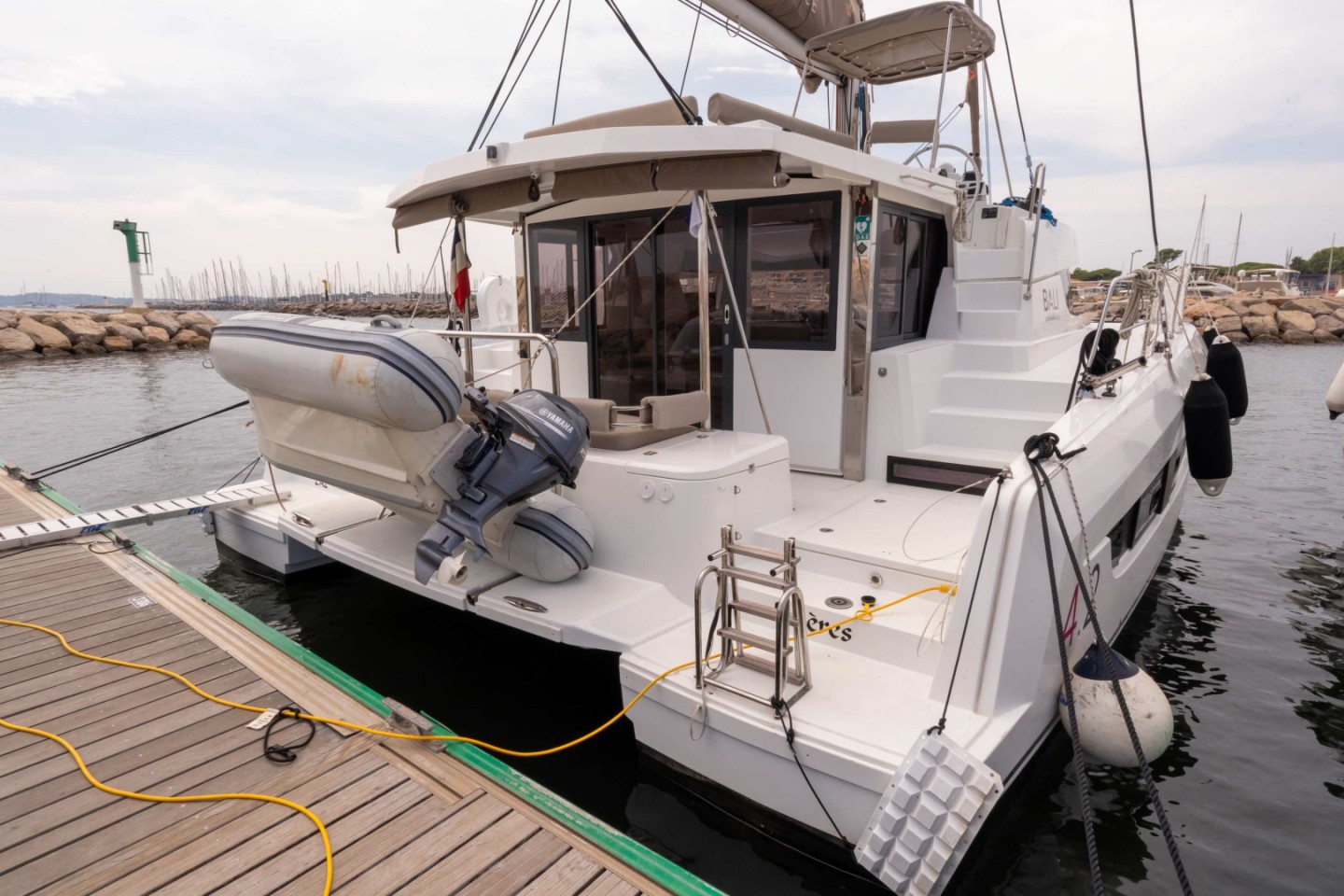 Bali 4.2 eco solar catamaran charter in Hyères, France