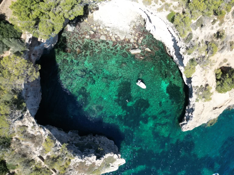 Louer Semi-rigide avec ou sans skipper Protender à Cala Figuera