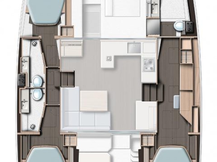 Location Catamaran Leopard Catamarans / Robertson & Caine avec permis