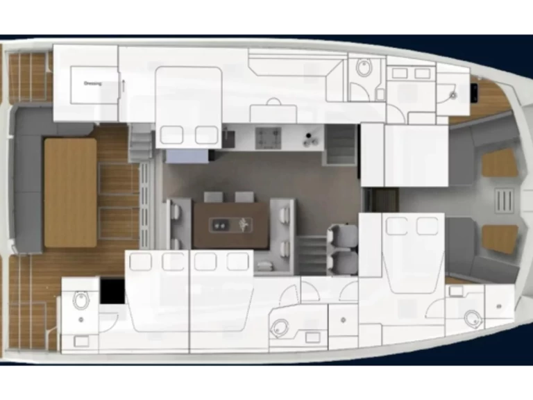 Location bateau Álimos pas cher Aventura 50 - 4 + 1 cab.