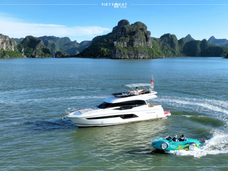 Location bateau Hạ Long pas cher Prestige 520 Fly