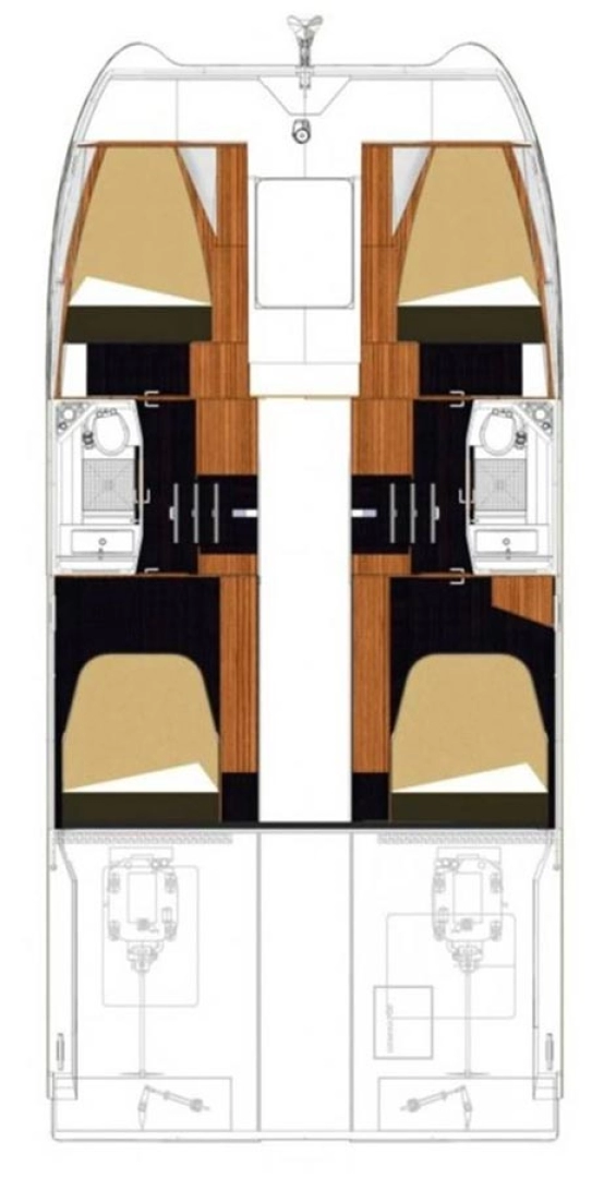 Location Bateau à moteur à Sibenik - Fountaine Pajot Fountaine Pajot MY 37