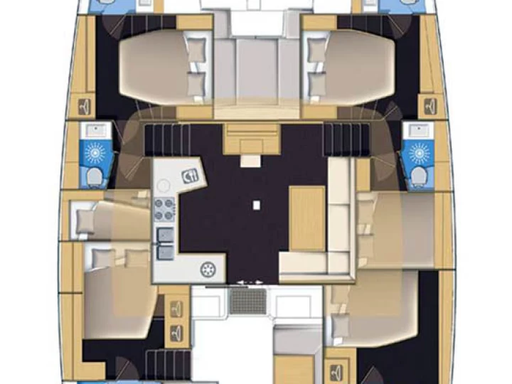 Location à Ellinikó - Lagoon Lagoon 52 F sur SamBoat