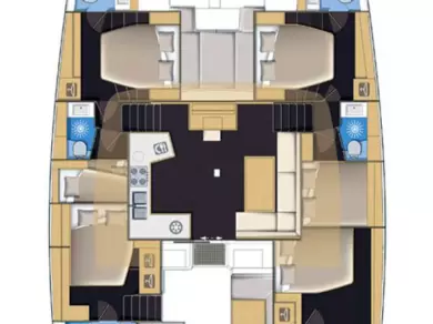 Location à Ellinikó - Lagoon Lagoon 52 F sur SamBoat