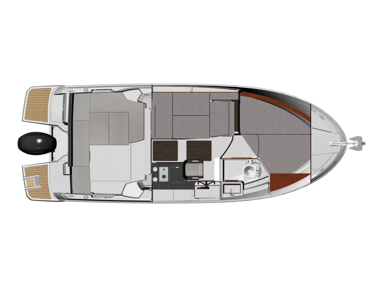 Louer Bateau à moteur avec ou sans skipper Jeanneau à Biograd na Moru