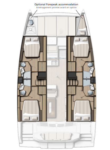 Location Catamaran à Göcek - Bali Bali 4.4