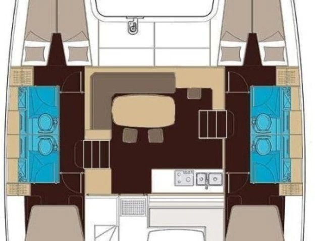 Location bateau Lagoon Lagoon 400 à Álimos sur Samboat